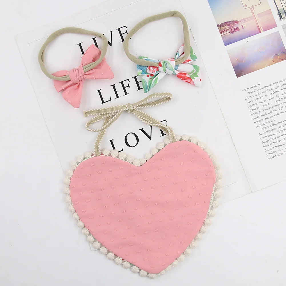 Bavoirs Bébé Saint-Valentin