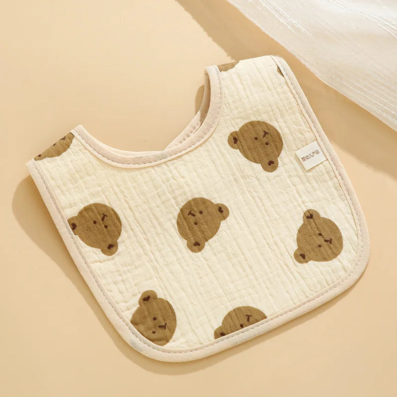 Bavoir Bébé Coton 6 Couches
