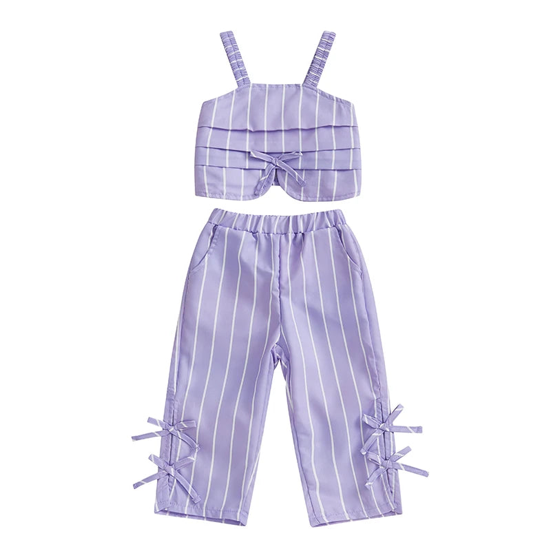 Ensemble Été Fille Rayé