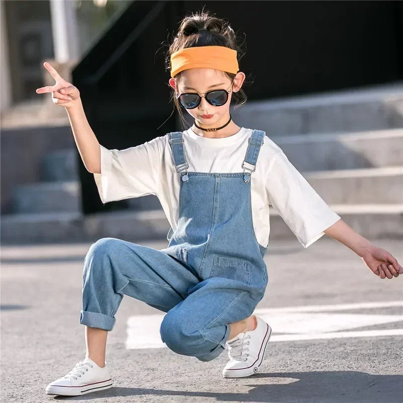 Salopette en Jean Fille Décontractée