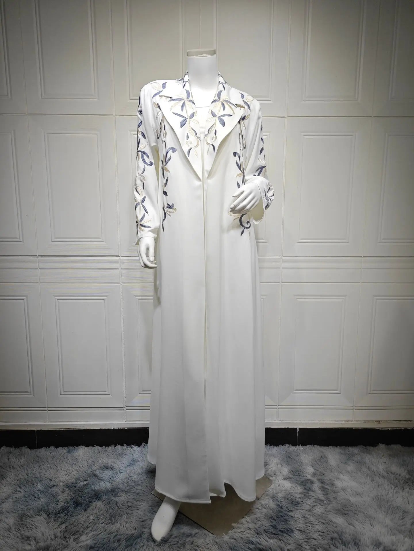 Abaya Femme Dubaï Brodée Élégante