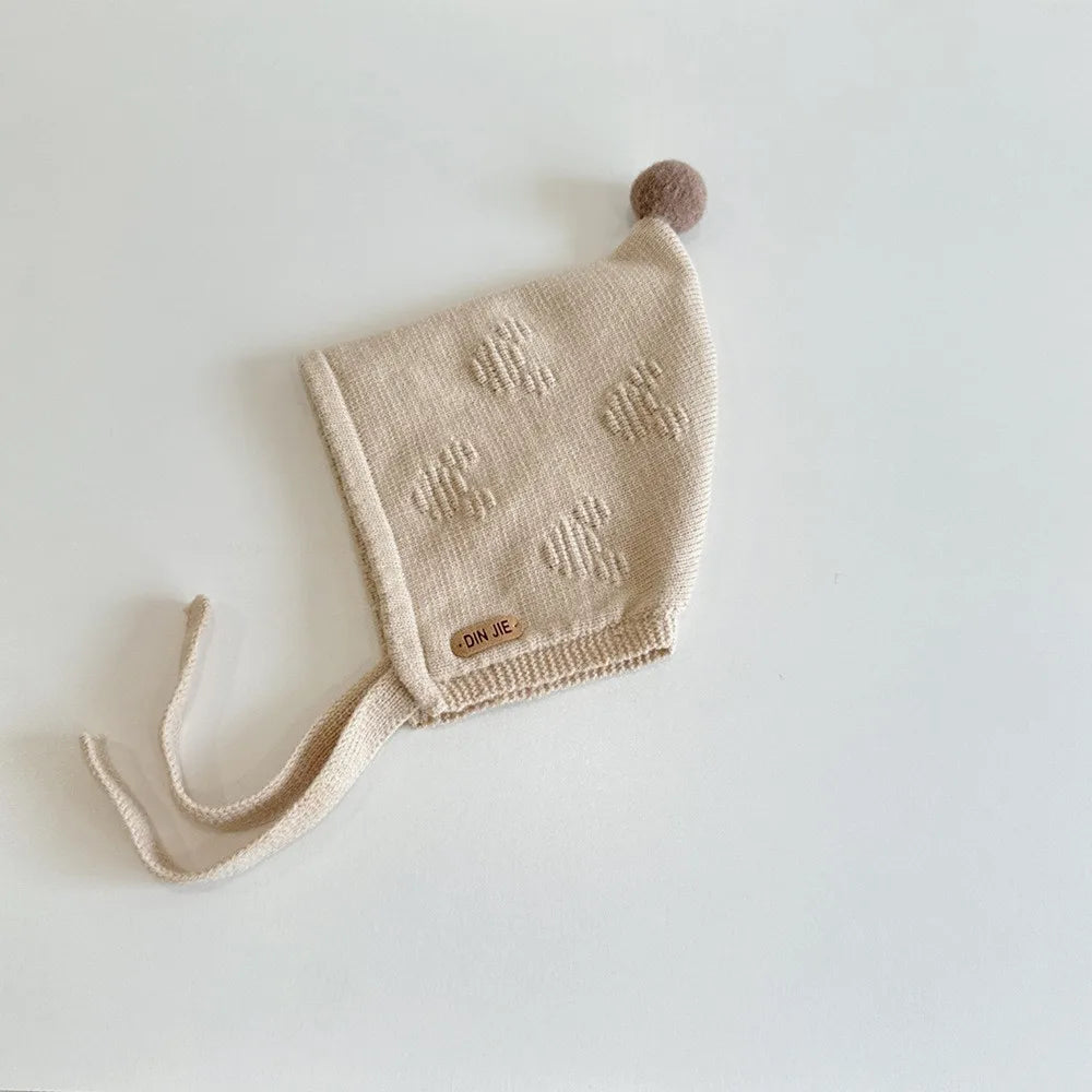 Bonnet Bébé Pompon Hiver