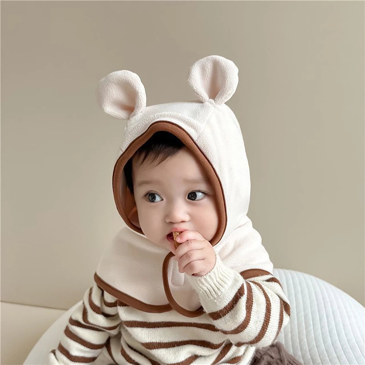 Bonnet Bébé Mouton Fleece