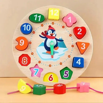 Puzzle Horloge Montessori Enfants