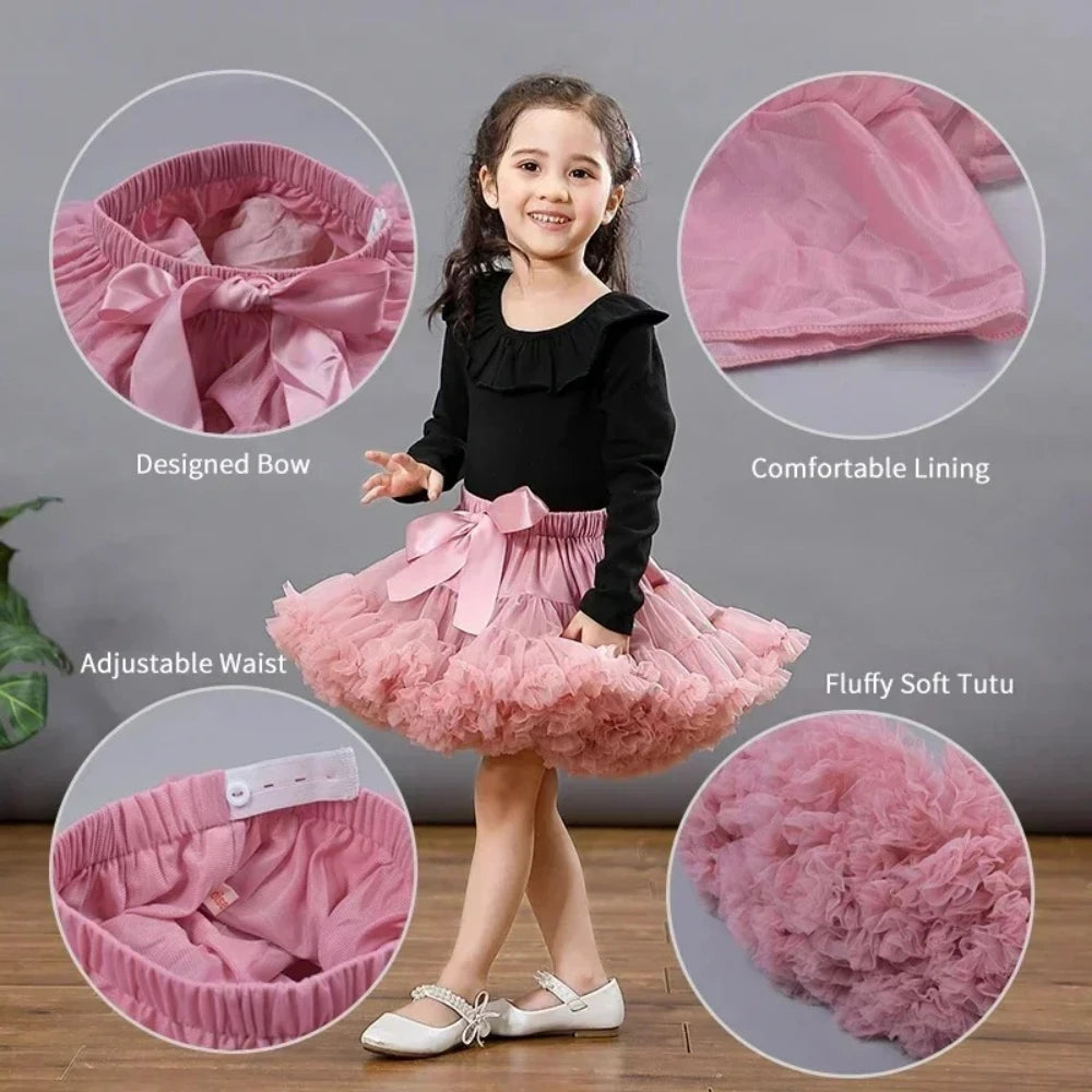 Jupe Tutu Fille Fluffy