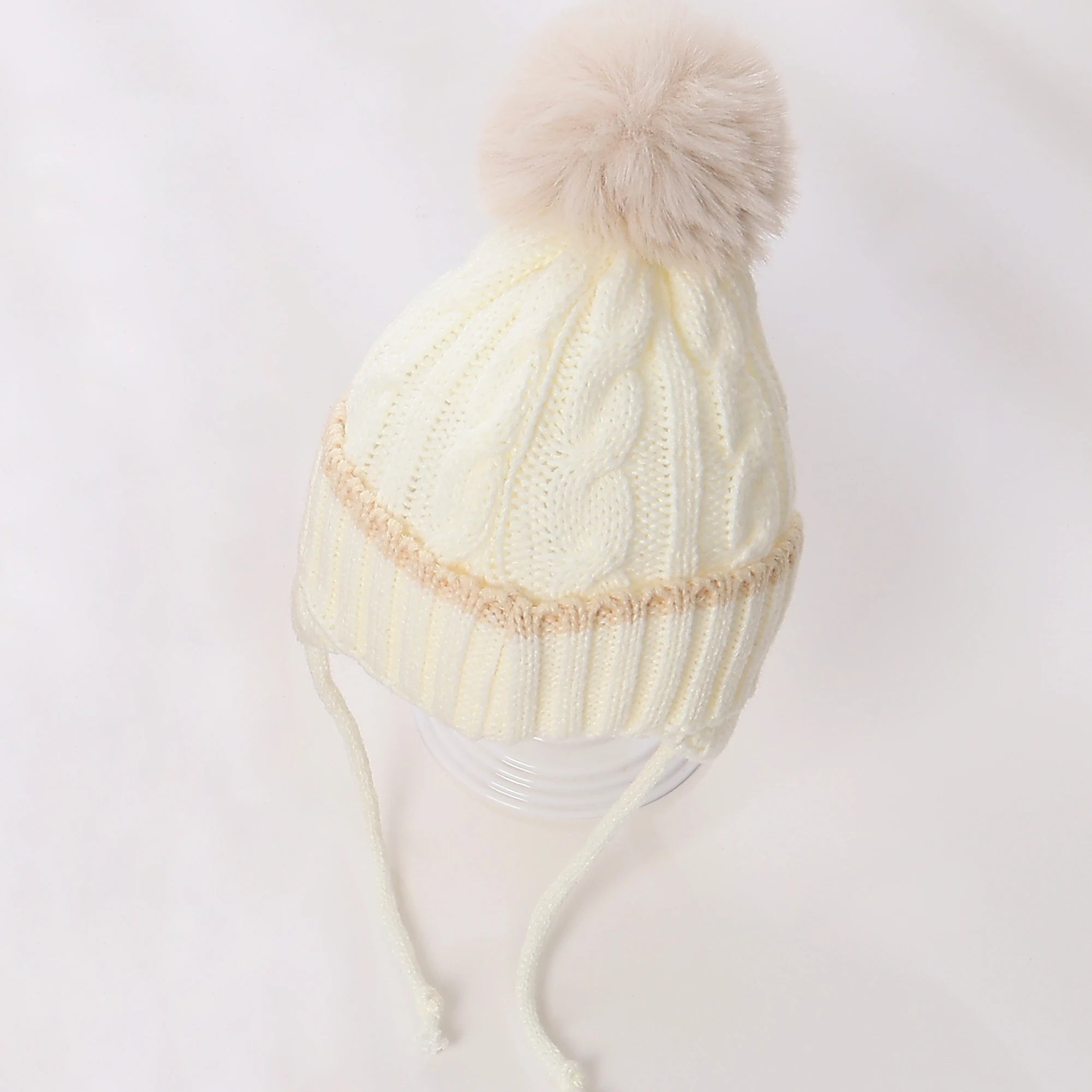 Bonnet Bébé Hiver Pompom