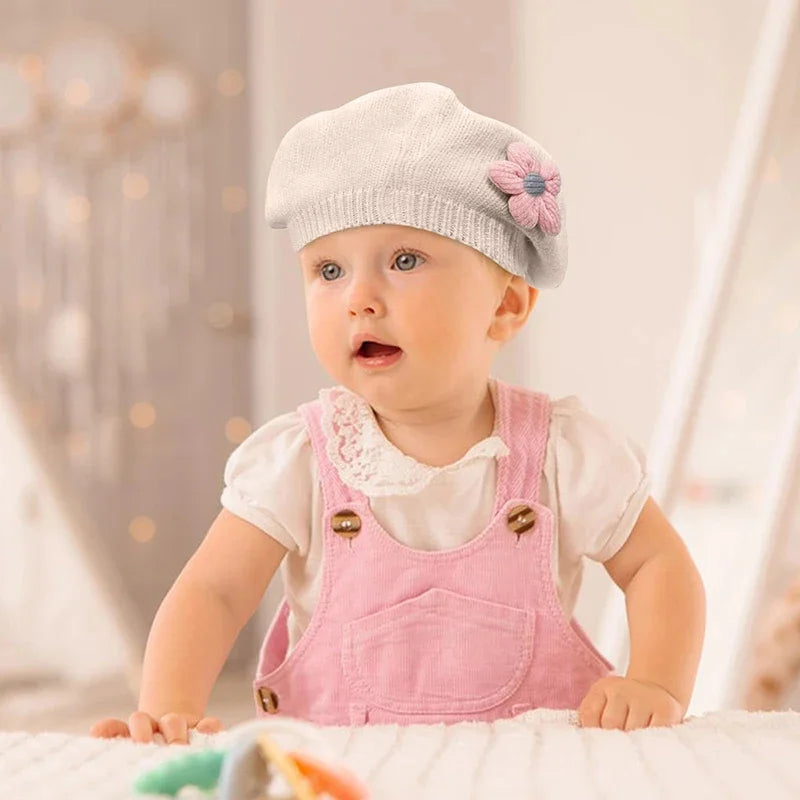 Béret Bébé Fille Tricot