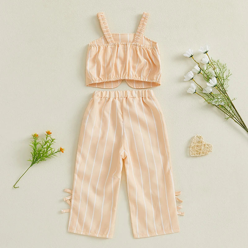 Ensemble Été Fille Rayé