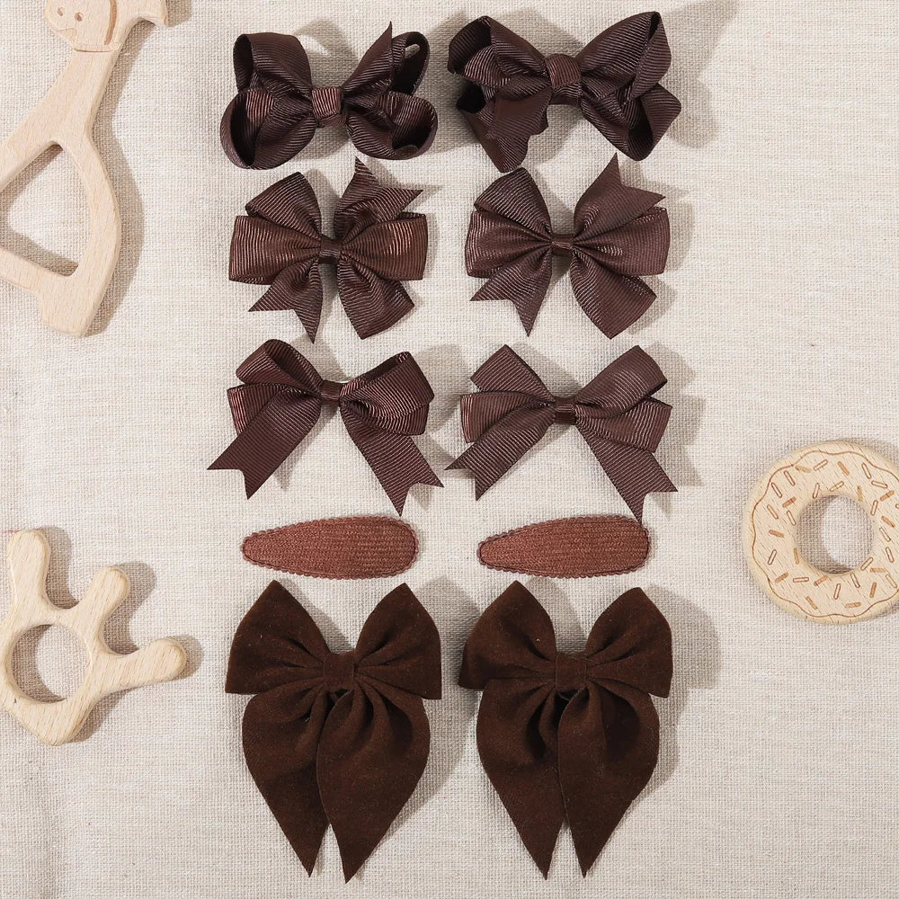 Set Barrettes Noeud Enfant