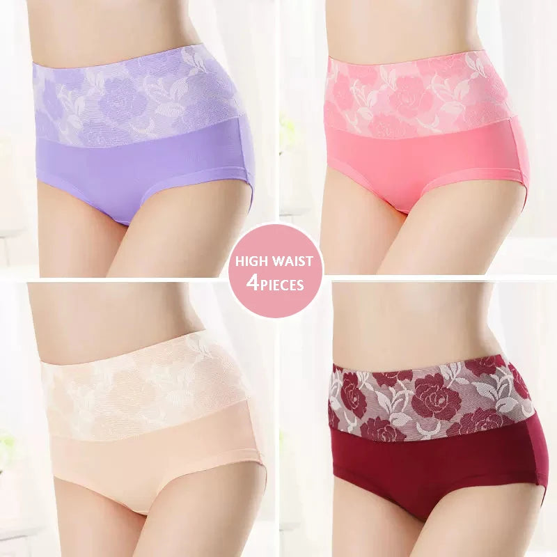 Lot de Culottes Taille Haute Confort