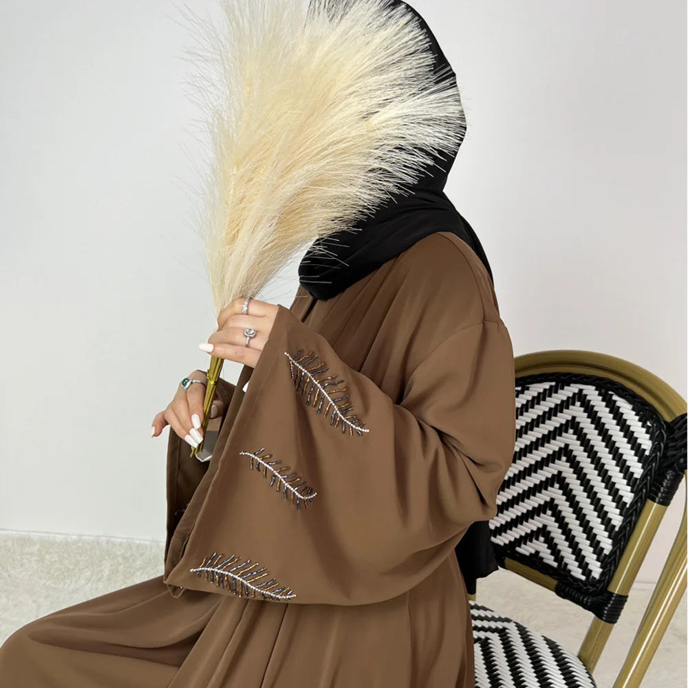 Abaya Kaftan Femme Élégante Dégradée