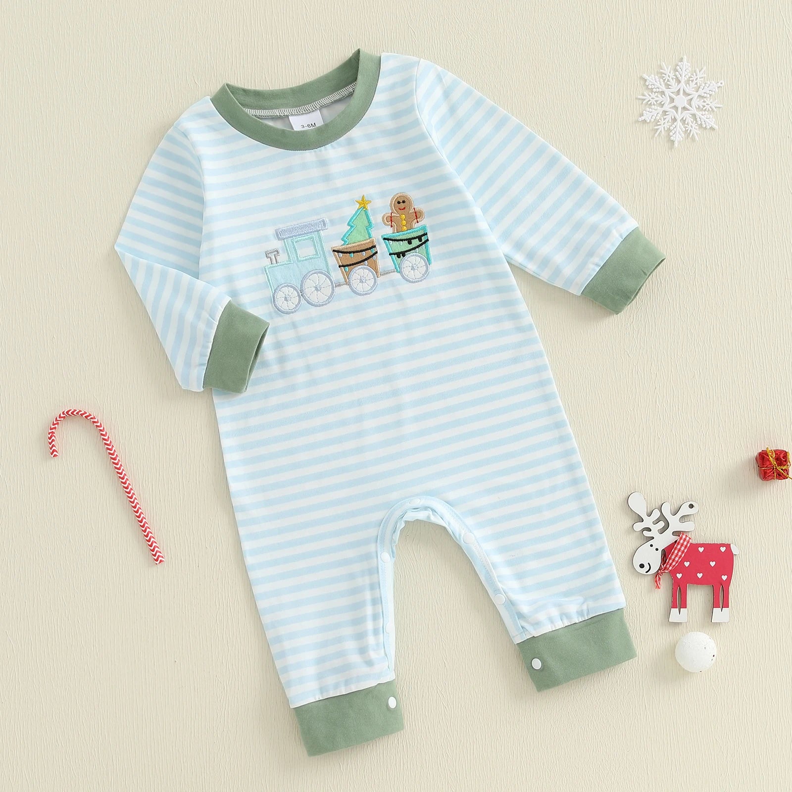 Combinaison Bébé Garçon Rayée