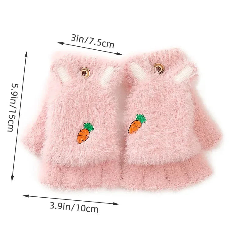 Mitaines Enfants Hiver Velours