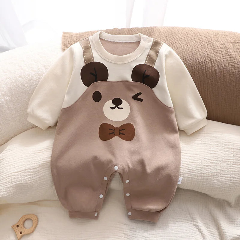 Combinaison Bébé Coton Automne Mignonne