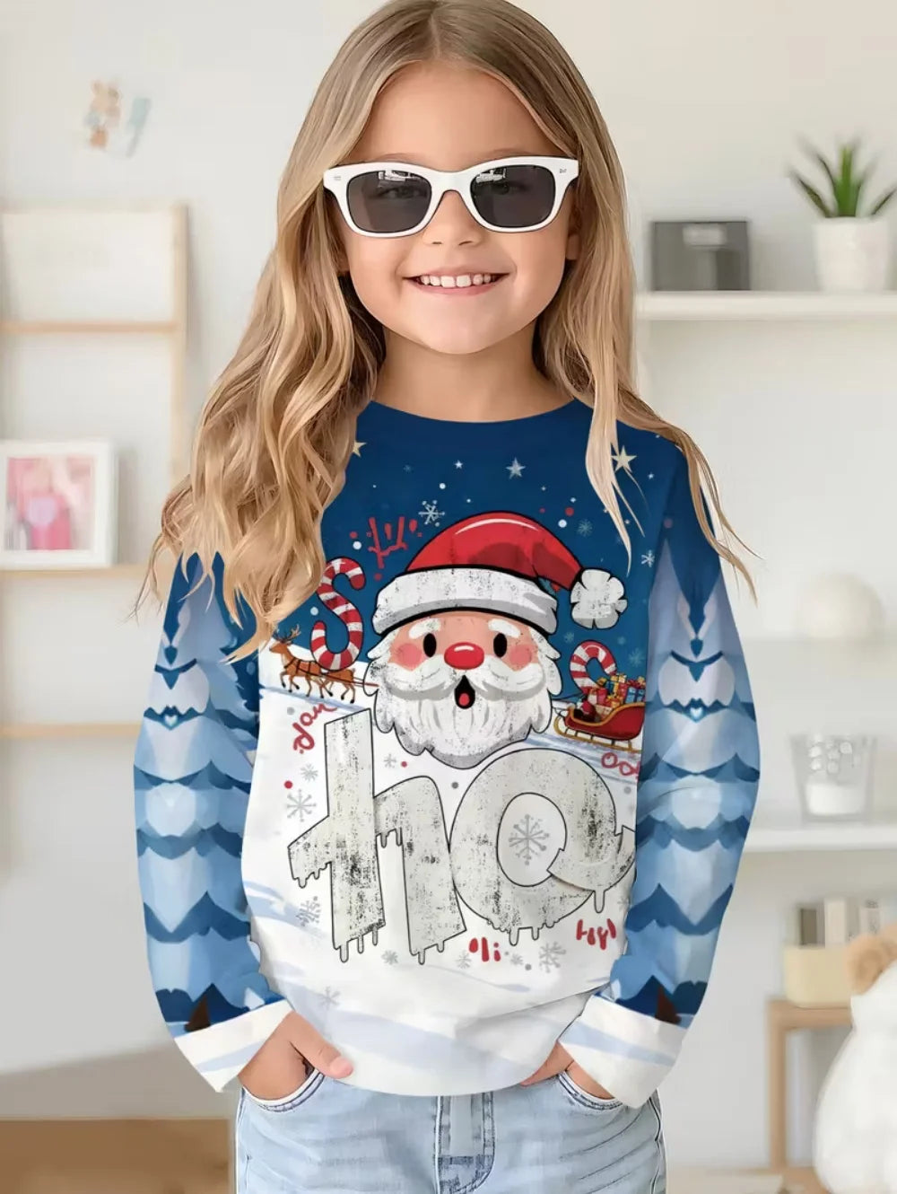 T-shirt Enfant Noël 3D