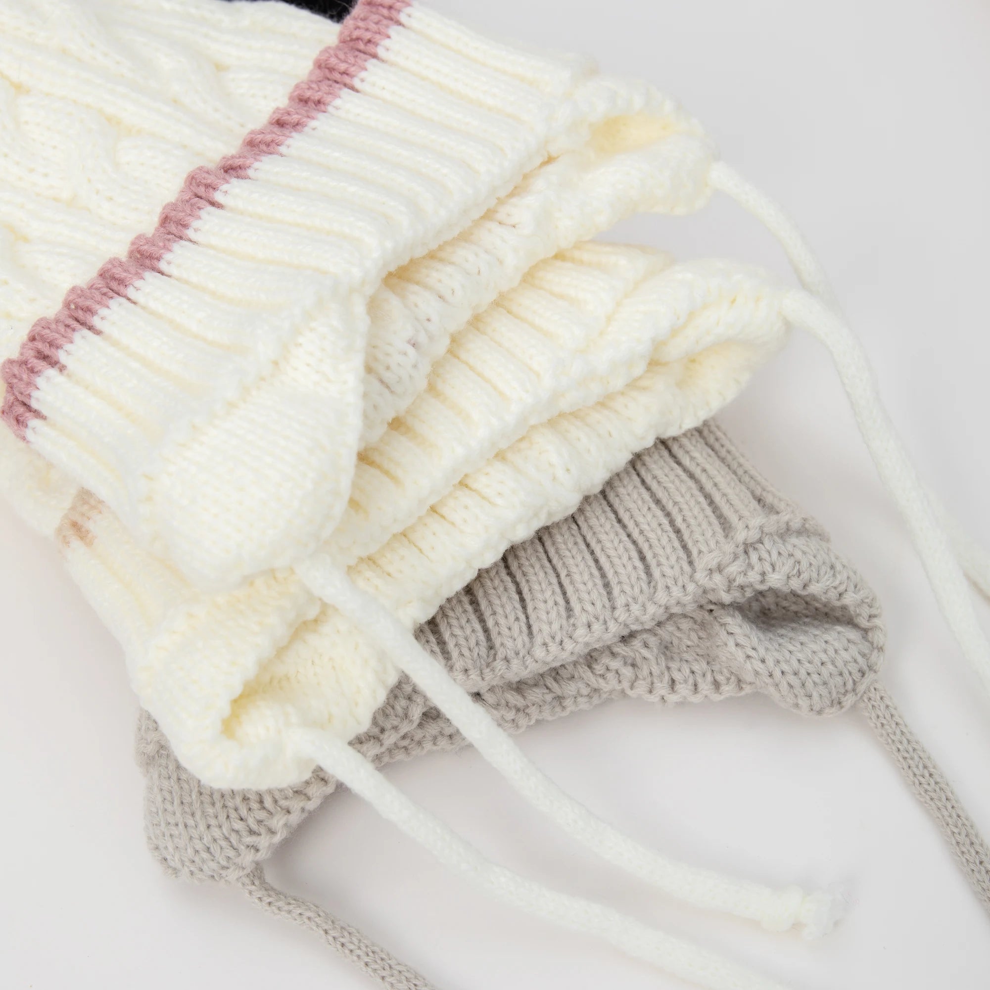 Bonnet Bébé Hiver Pompom