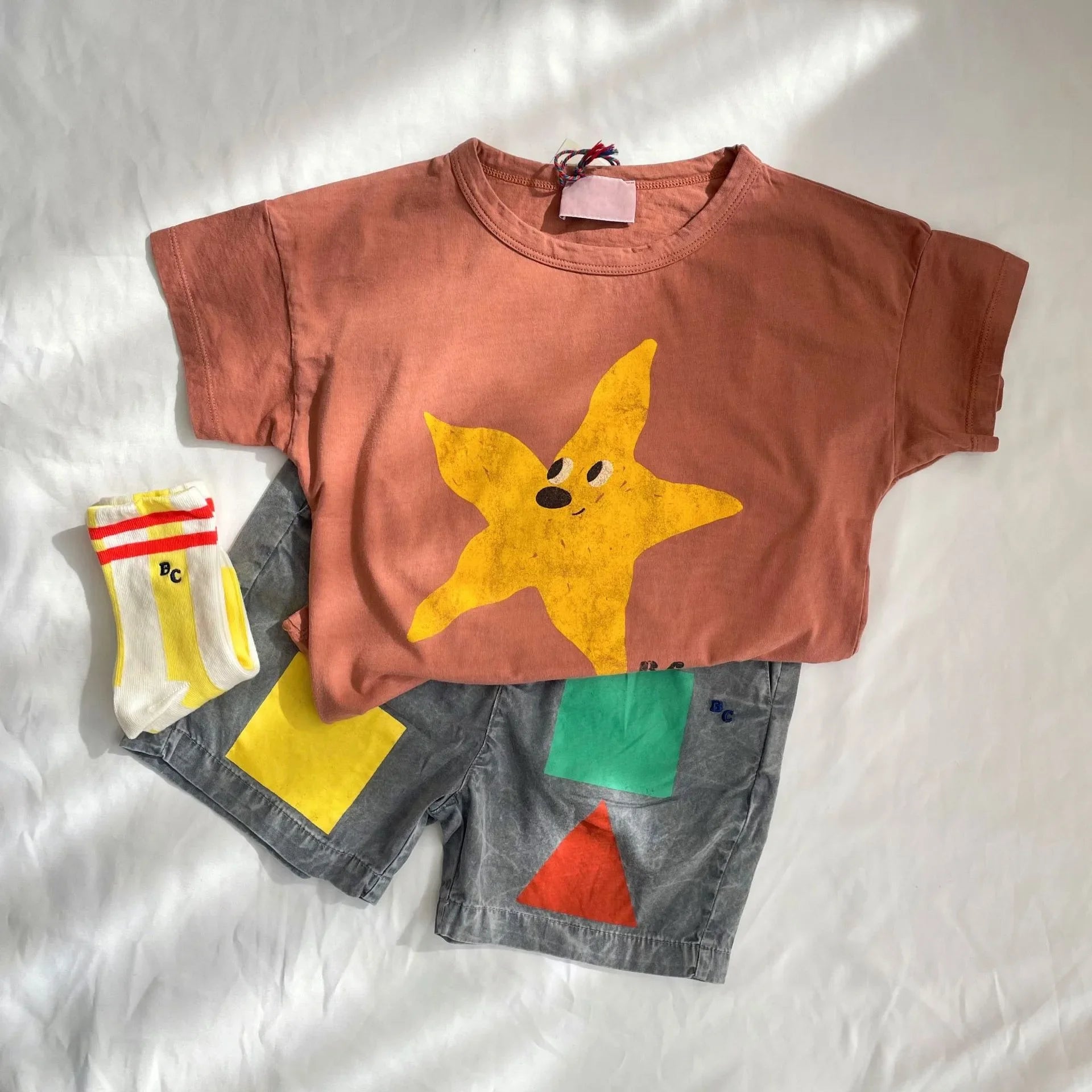 T-Shirt Bébé Coréen Été