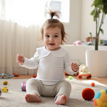 T-Shirt Bébé Fille Blanc Coton