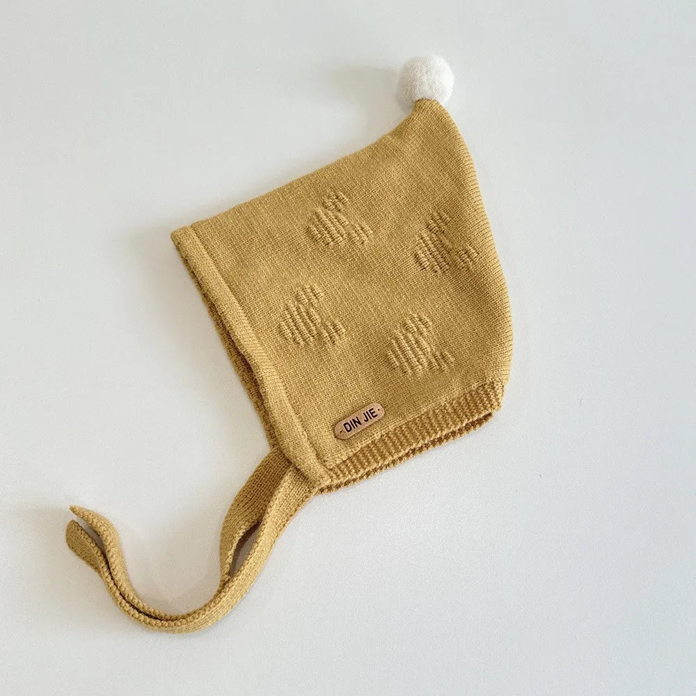 Bonnet Bébé Pompon Hiver