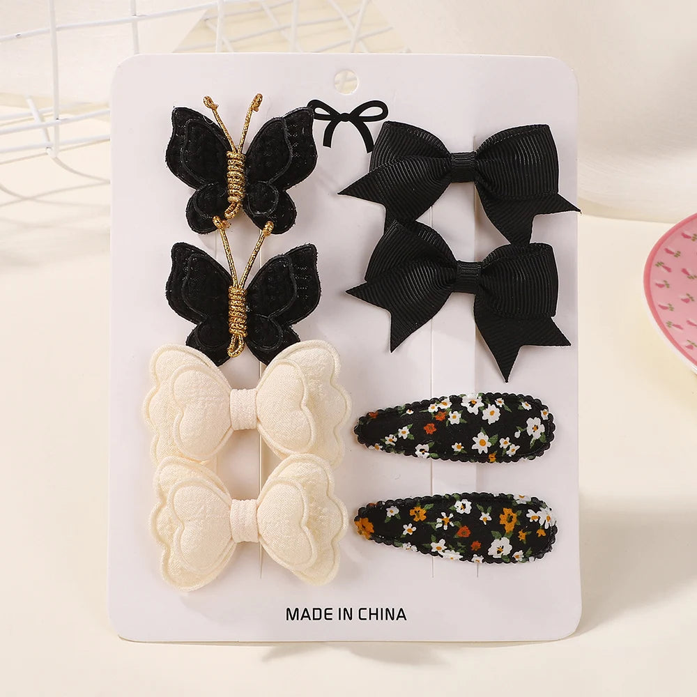 Lot Barrettes Papillon Bébé