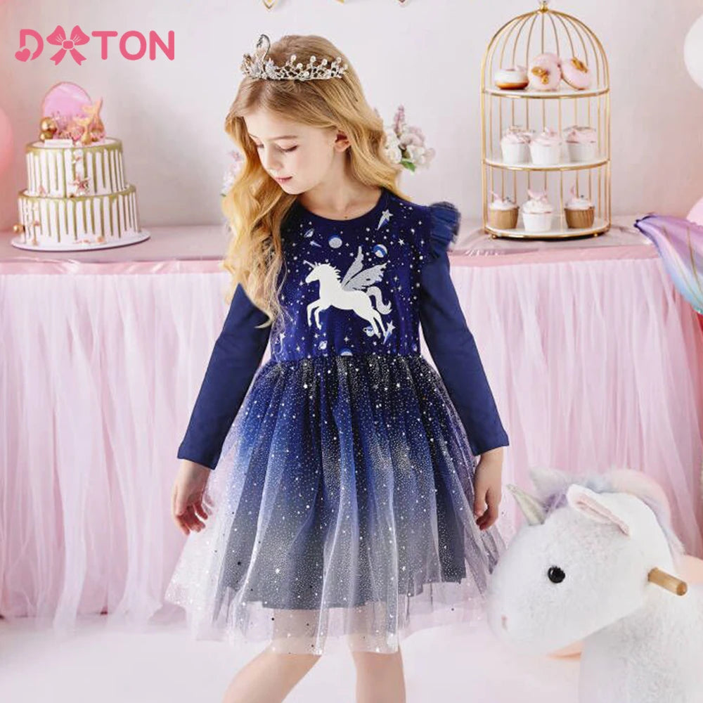 Robe Princesse Fille Galaxy