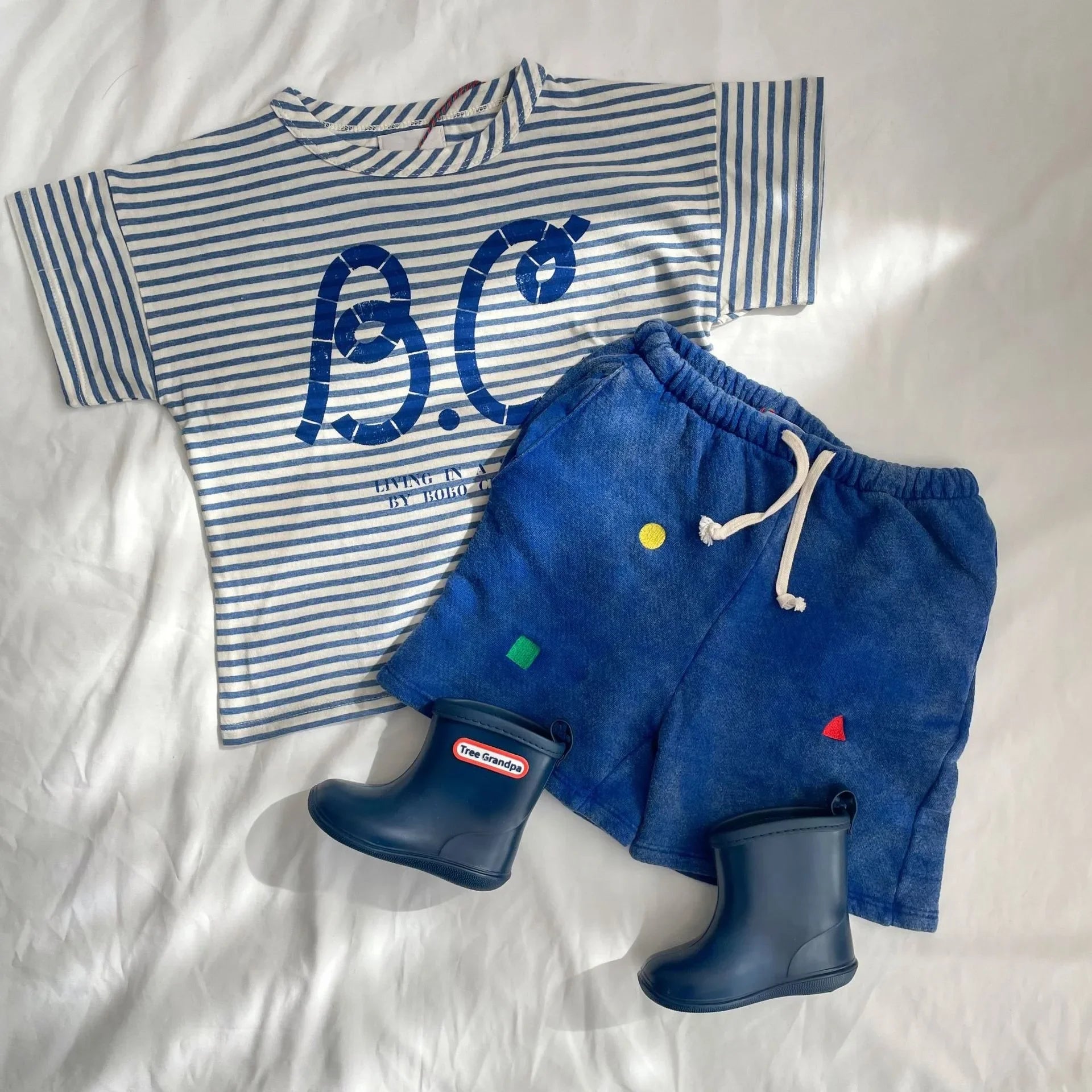 T-Shirt Bébé Coréen Été
