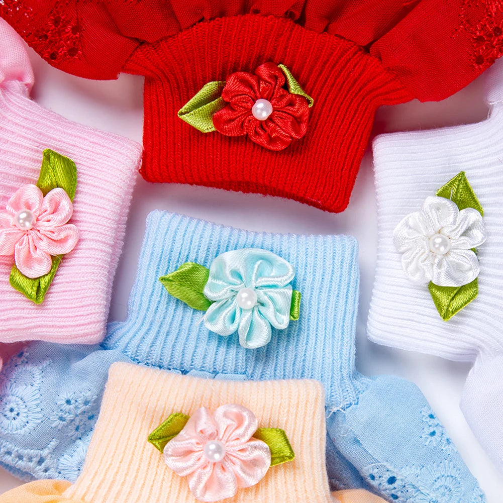 Chaussettes Princesse Bébé Fleurs