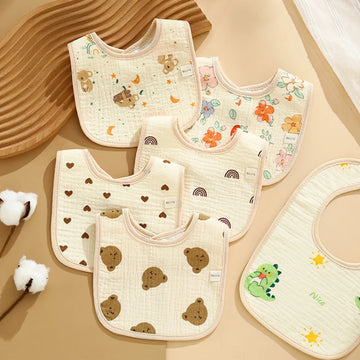 Bavoir Bébé Coton 6 Couches