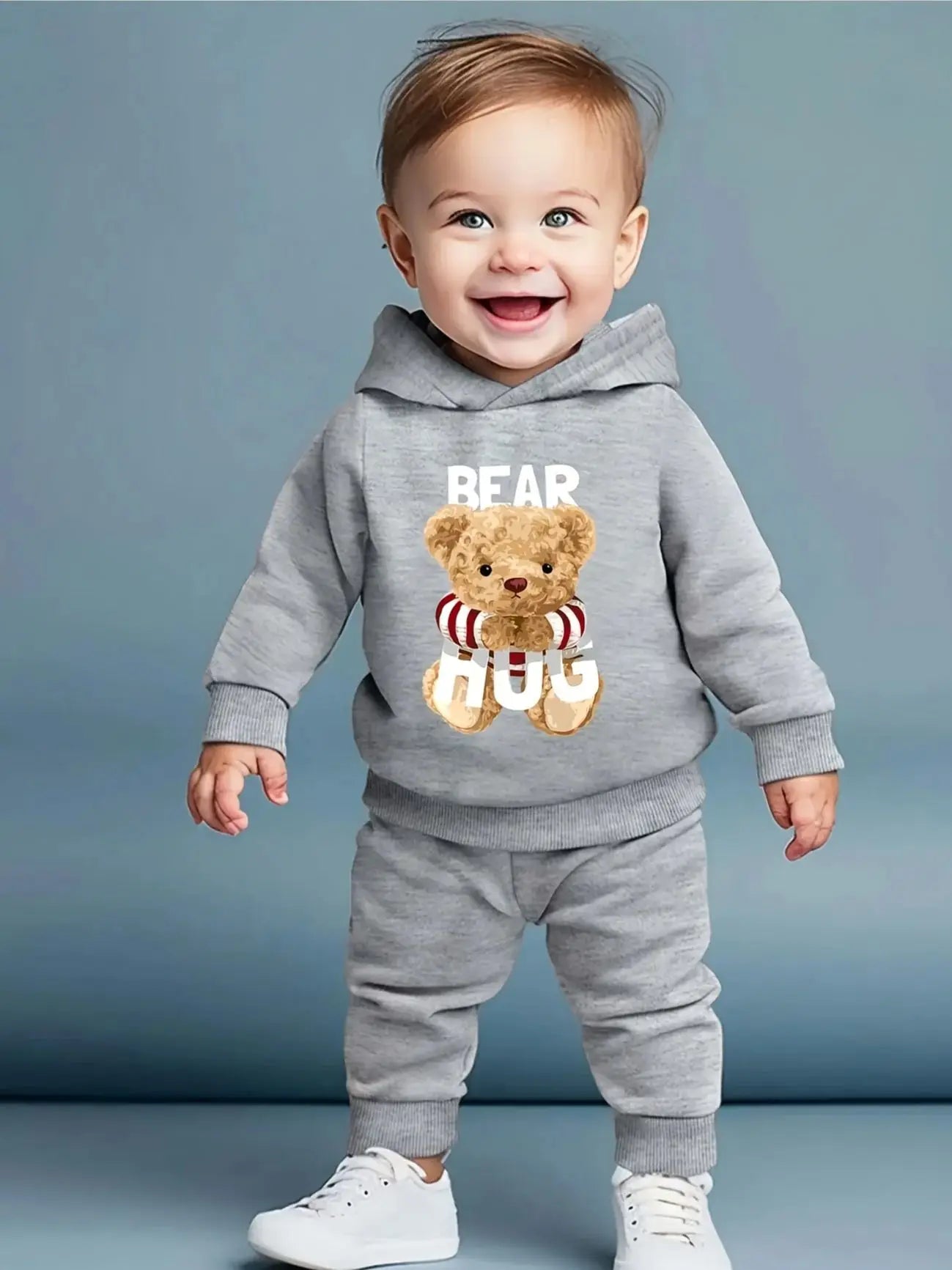 Ensemble Bébé Garçon Hiver Polaire Mignon