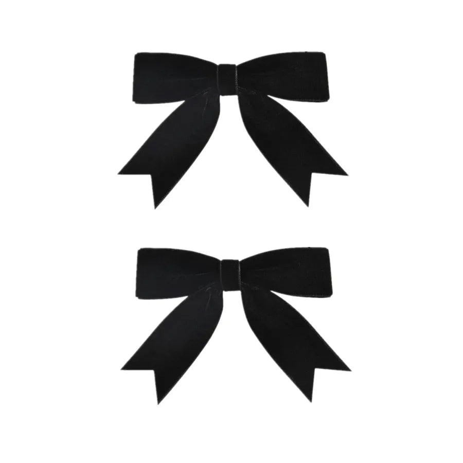 Barrettes Noël Nœud Velours