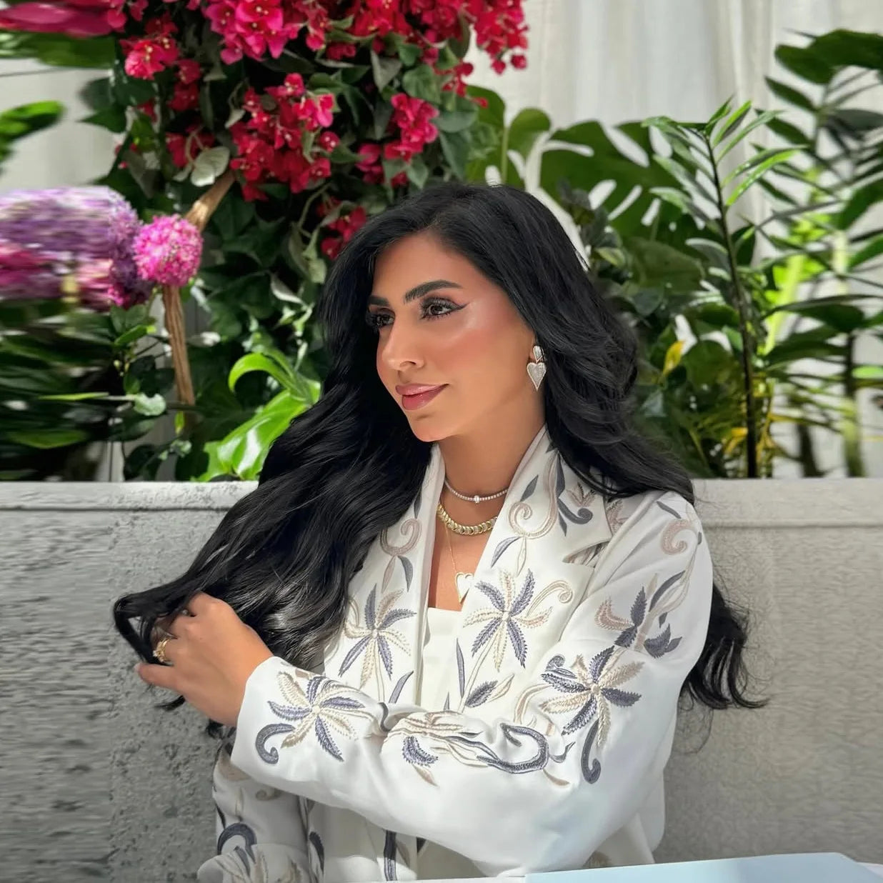 Abaya Femme Brodée Eid