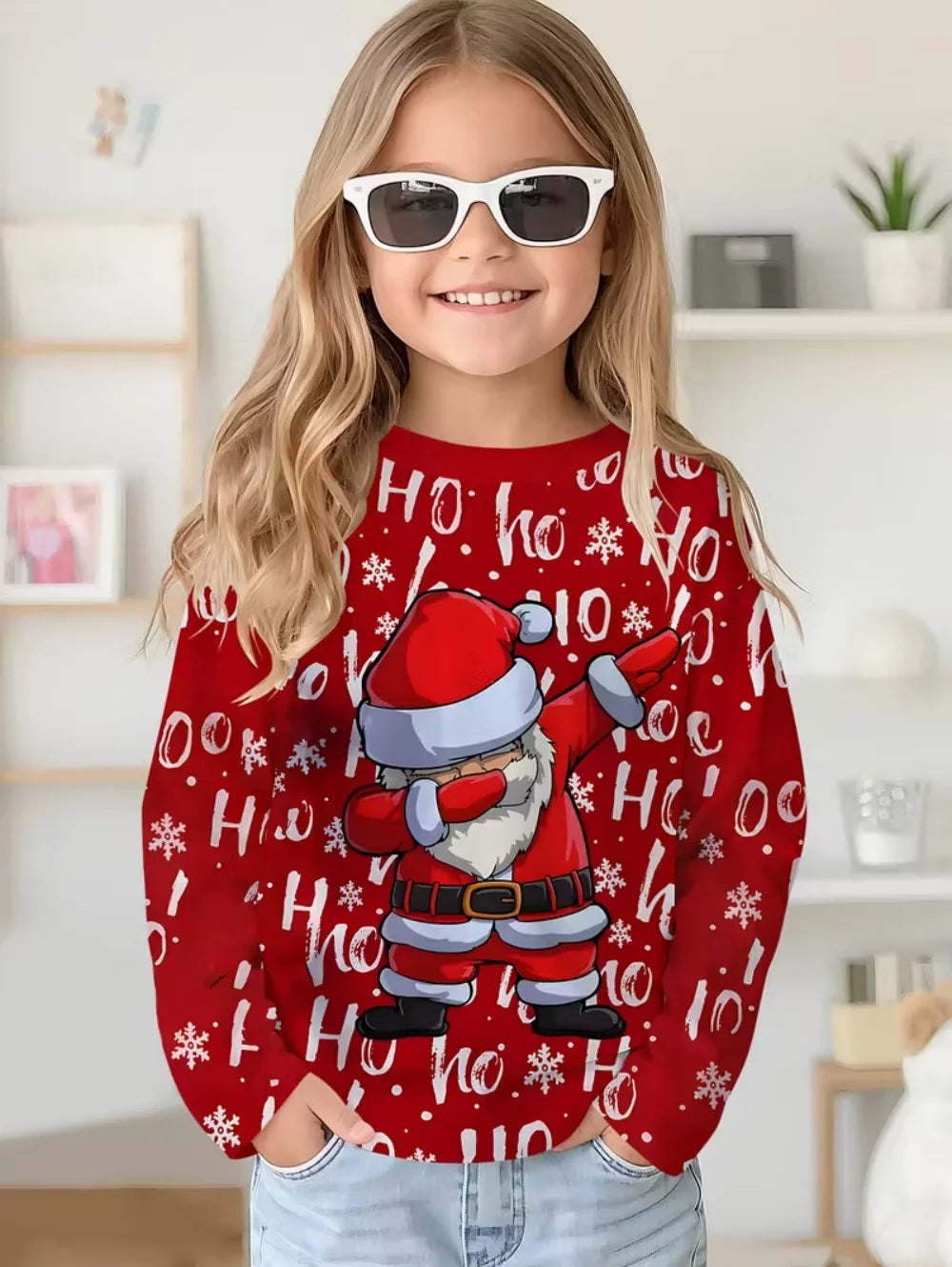 T-shirt Enfant Noël 3D