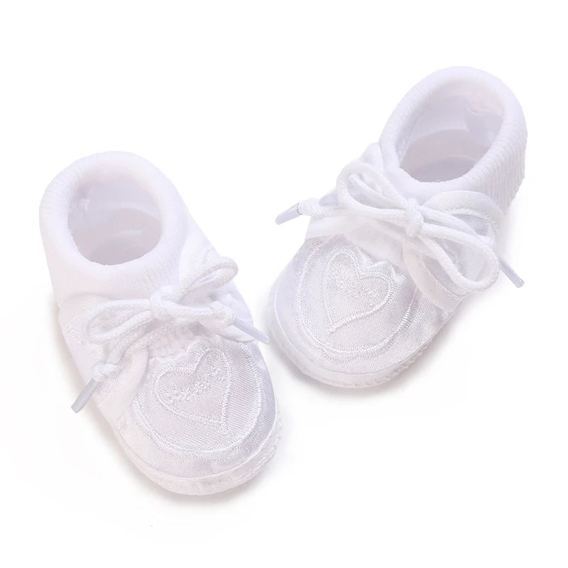 White Baptismal Shoes For Newborn Babies First Pair Of Baptismal Shoes