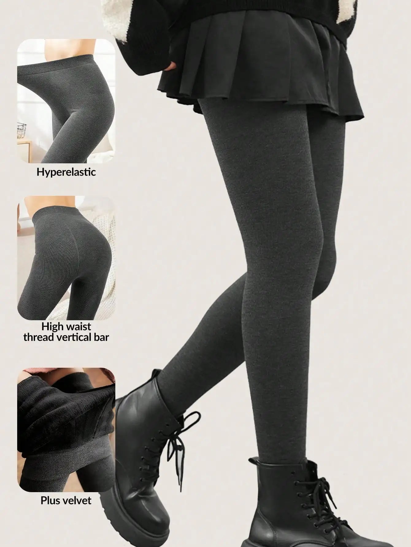 Leggings Thermiques Femme Hiver