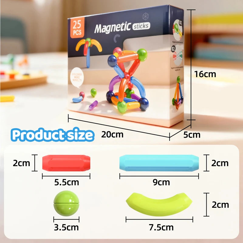 Blocs Magnétiques Éducatifs Enfants