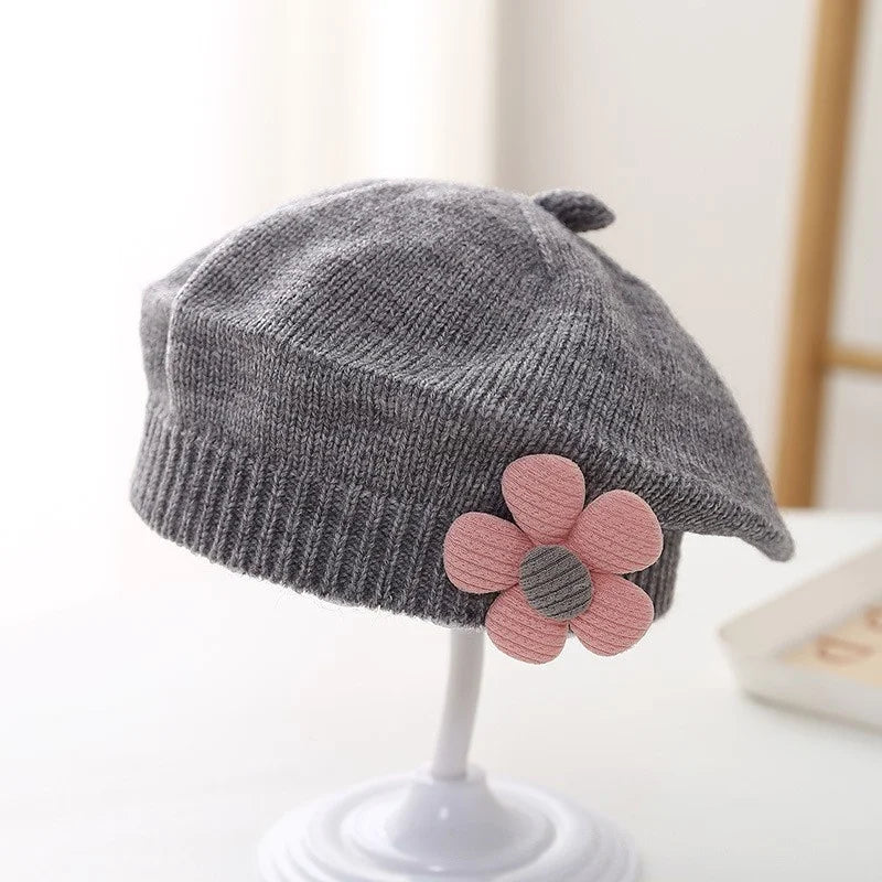 Béret Bébé Fille Tricot