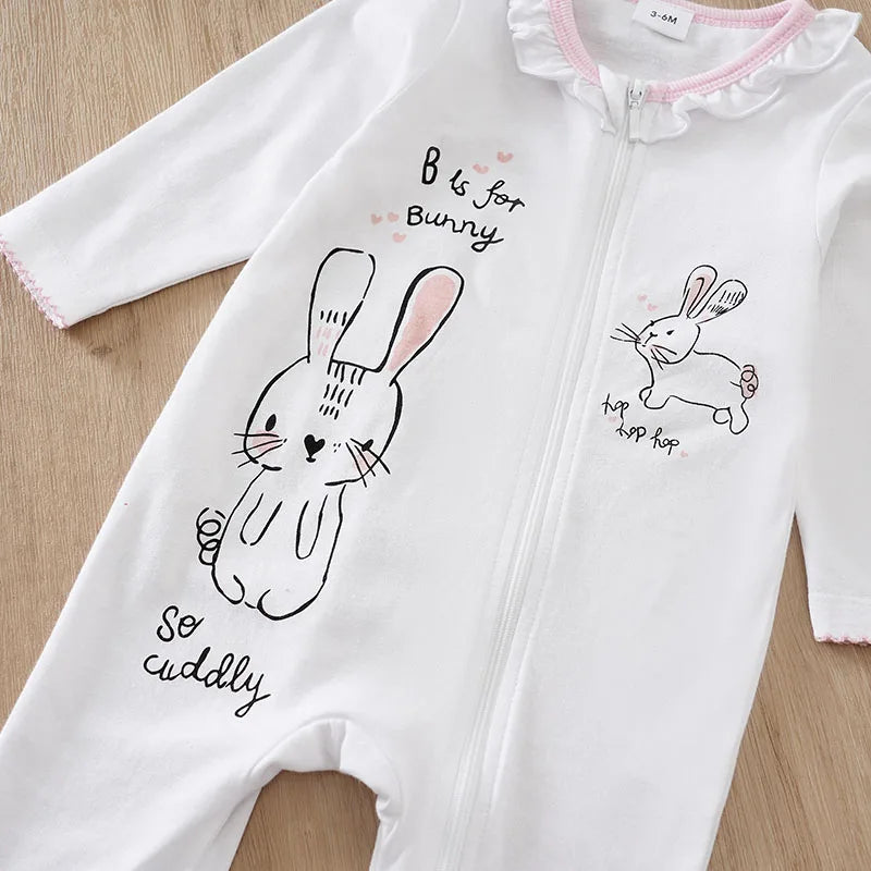 Body Bébé Lapin Blanc