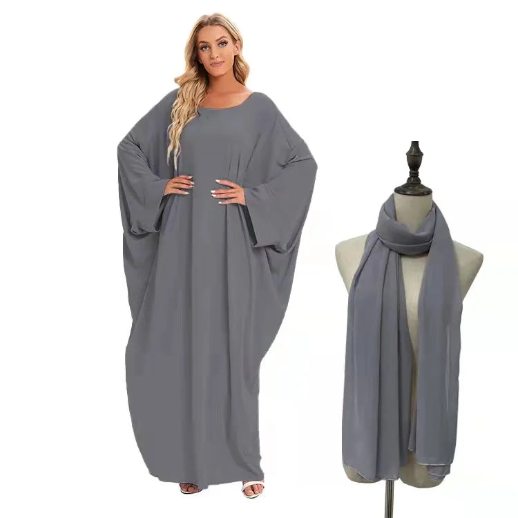 Abaya Femme Manches Chauve-Souris