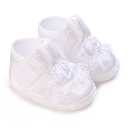 White Baptismal Shoes For Newborn Babies First Pair Of Baptismal Shoes