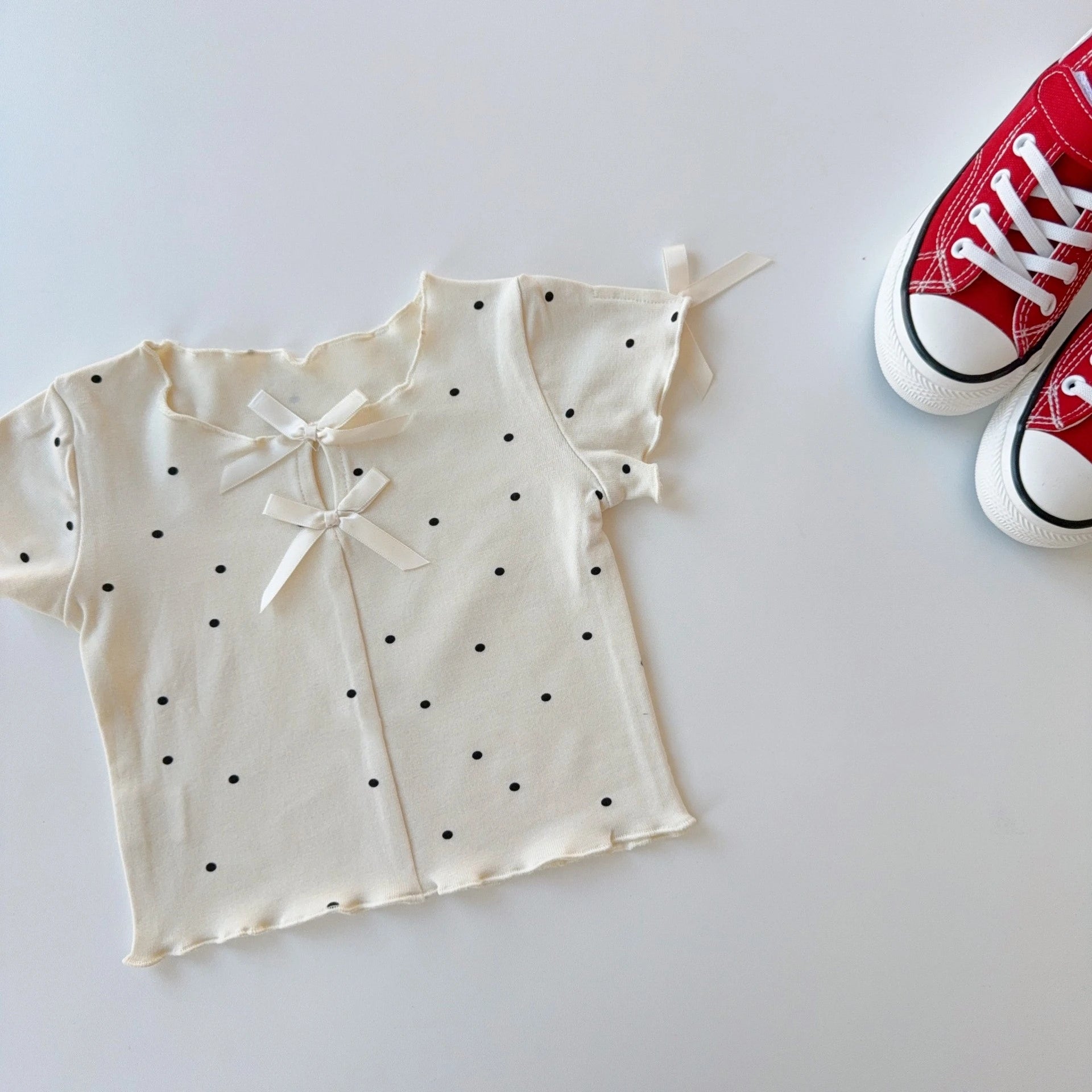 T-shirt Bébé Été Pois