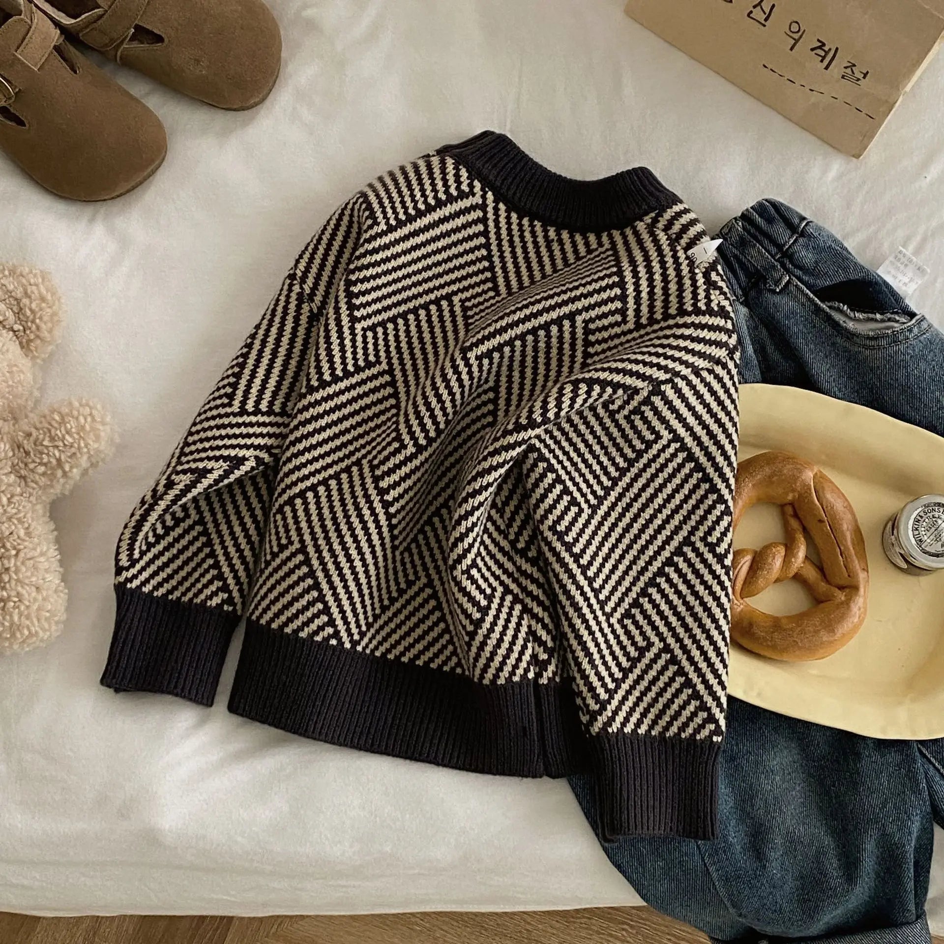 Pull Garçon Imprimé Hiver