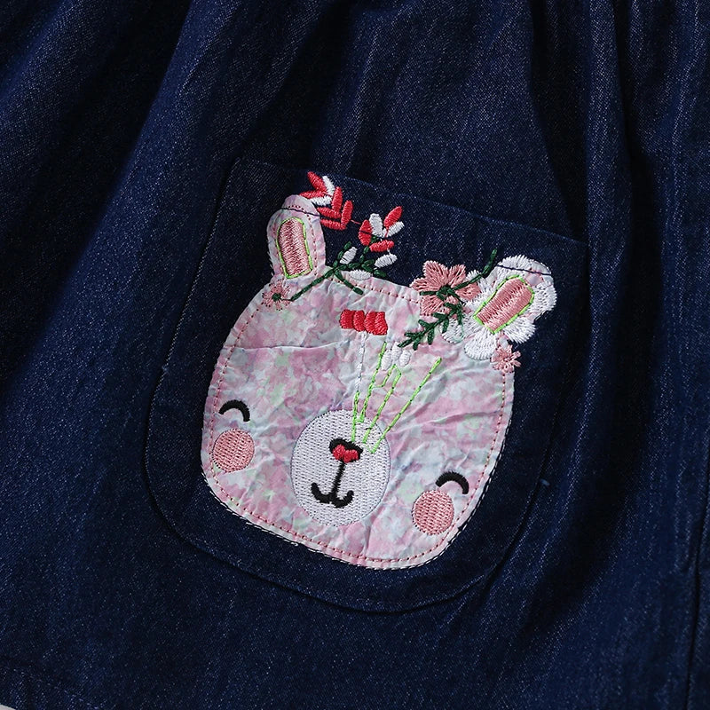 Robe Fille Denim Casual