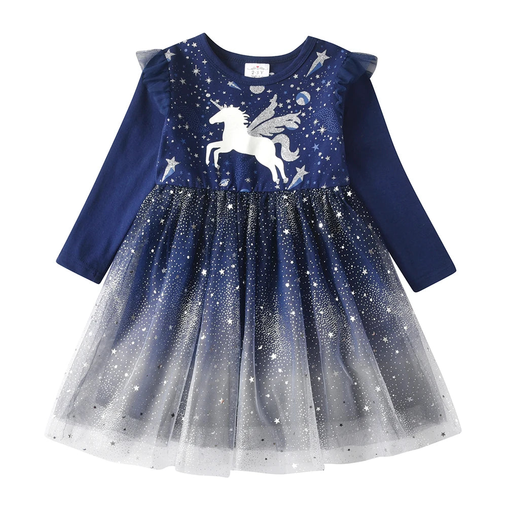 Robe Princesse Fille Galaxy