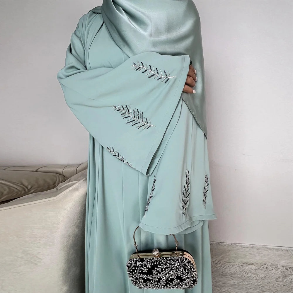 Abaya Kaftan Femme Élégante Dégradée