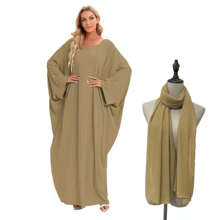 Abaya Femme Manches Chauve-Souris