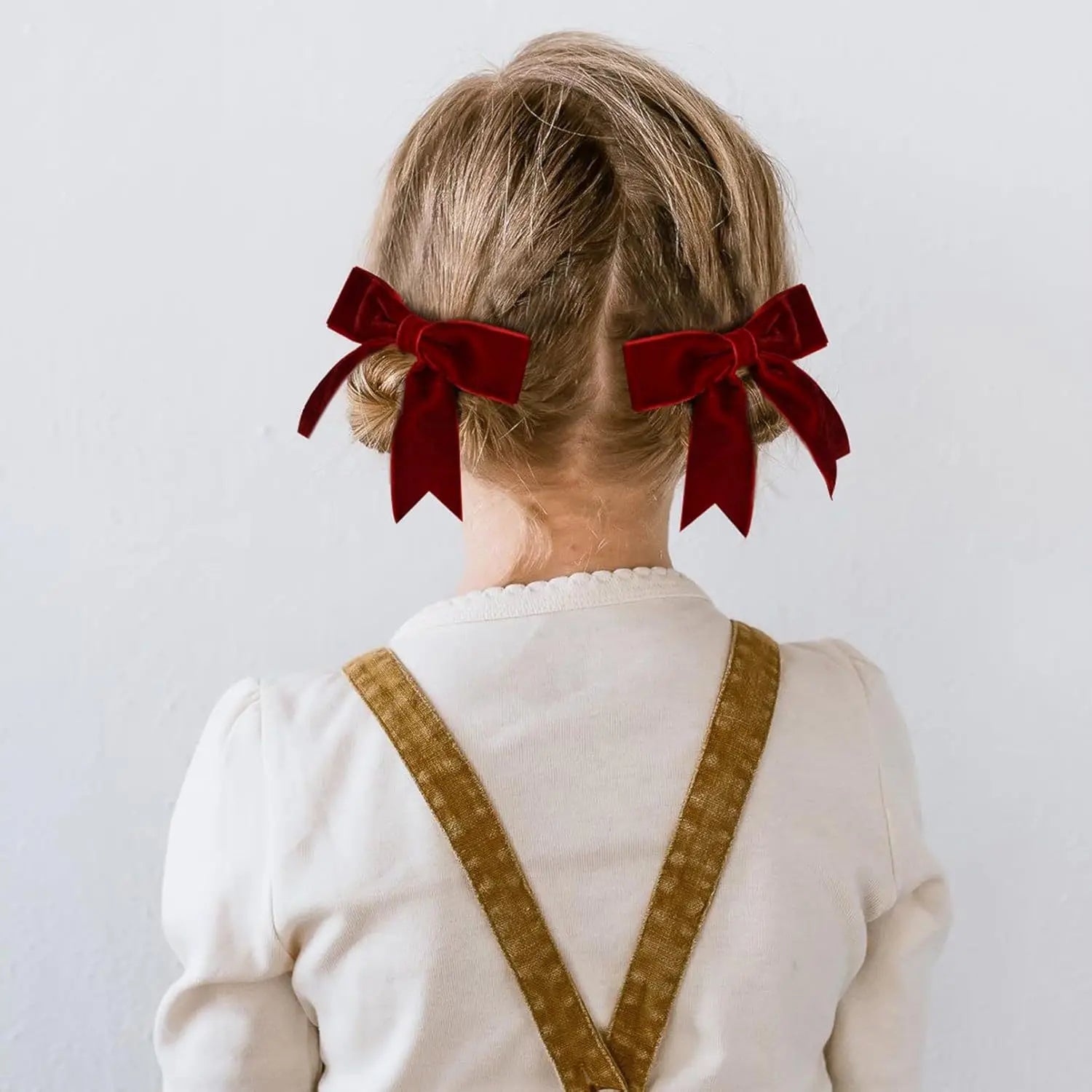 Barrettes Noël Nœud Velours