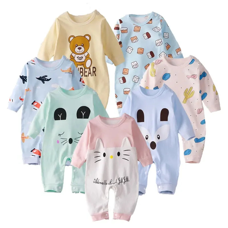 Grenouillère Bébé Coton Animaux