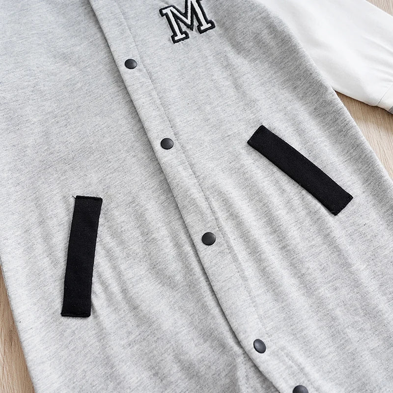 Pyjama Baseball Bébé Gris