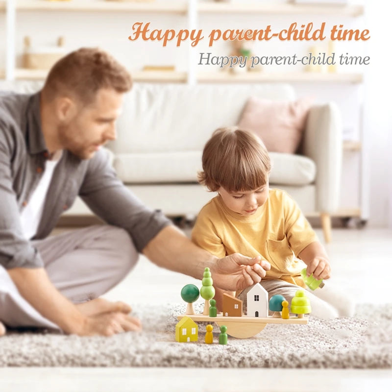 Blocs Sensoriels Bois Montessori