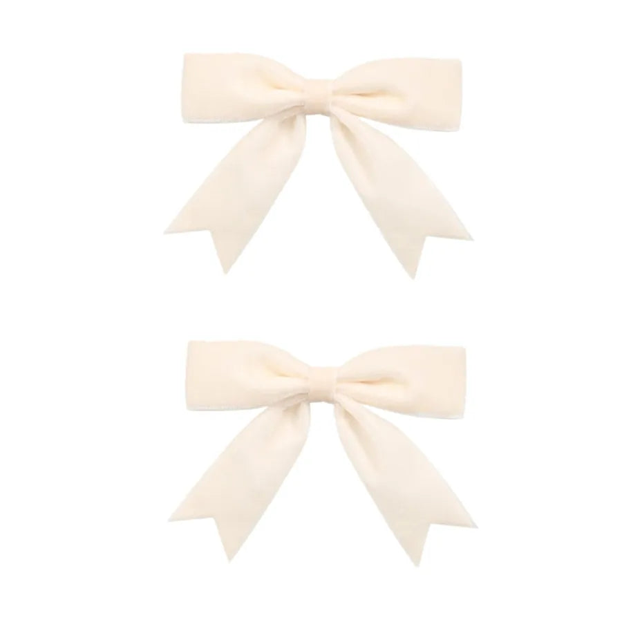 Barrettes Noël Nœud Velours